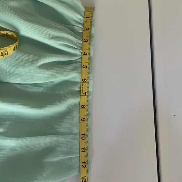 *CLOSET CLOSING* Mint Chiffon Maxi Skirt - Picture 5 of 7